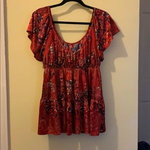 Free People Silky Babydoll Top